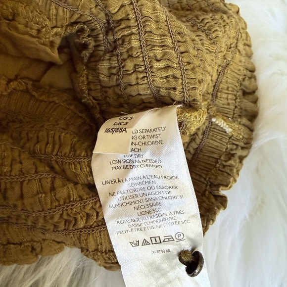 Anthropologie Olive Lace-Inset Balloon Sleeve Blouse - Picture 6 of 10